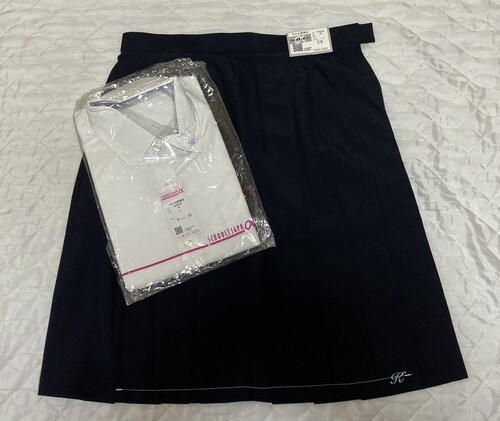 ���{ 1-105�����{���@���킿�썂�Z�������u���E�X�ƉăX�J�[�g�@�T�C�YL�y���g�p�V�i�z