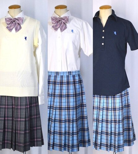  ���ʐM�� �N���[�N�L�O���ۍ����w�Z �Ē��ԕ� ���{�� ��size�X�J�[�g��T5694