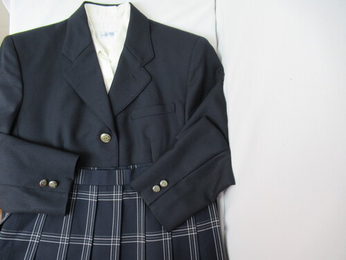 ���茧 8368�@1190�@�����ۍH�ƍ������w�Z �~�����㉺�Z�b�g+�ău���E�X �傫�߃X�J�[�g