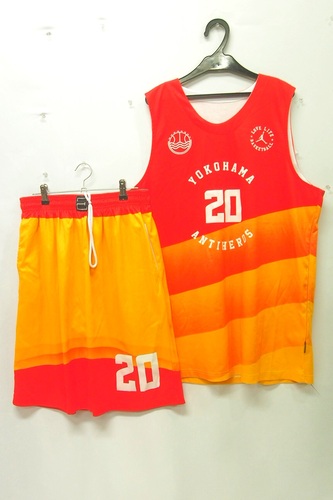  6941k �_�ސ쌧 YOKOHAMA ANTIHEROS �j�q�o�X�P�b�g�{�[���N���u ���j�t�H�[�� �㉺�Z�b�g