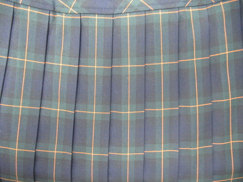 [�s��] 8904�@480�@�傫�ȃT�C�Y�I�~�X�J�[�g OLIVE des OLIVE ���{�΁{�I�����W �`�F�b�N��