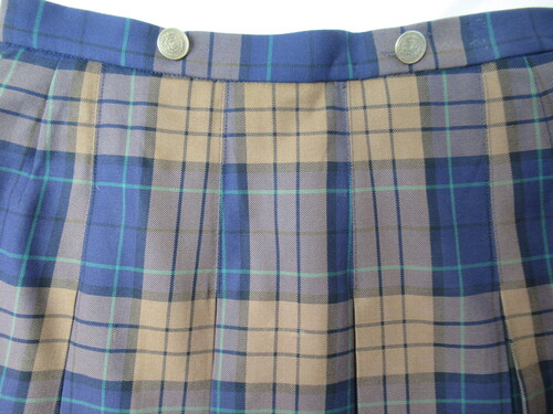 [�s��] 9263�@490�@�~�X�J�[�g HIROKOKOSHINO �x�[�W���{���{�� �`�F�b�N�� ���n�t