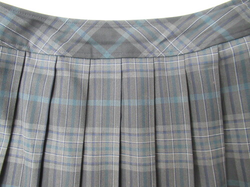 [�s��] 9265�@430�@�~�X�J�[�g VARSITYMATE TOMBOW �O���[�{�΁{�� �`�F�b�N���@