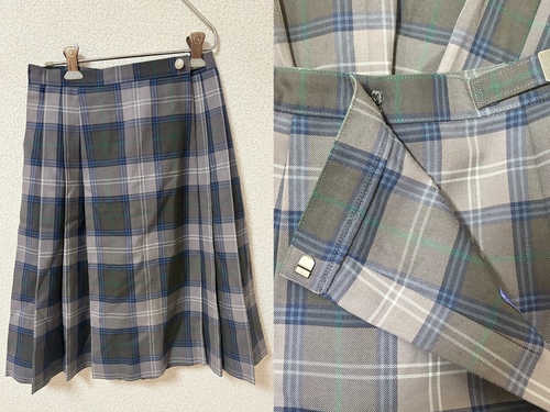 �L���� �y�g�c���Z�z�`�F�b�N�̊����X�J�[�g �O�{�^�� �O���[ �D�F �� ��