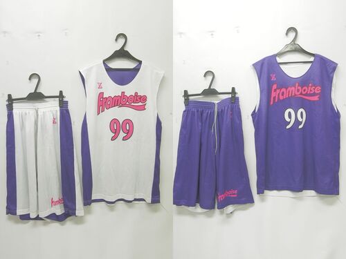  7290k �s�� Framboise �o�X�P�b�g�{�[���N���u ���؃v�����g ���o�[�V�u�� ���j�t�H�[�� �㉺�Z�b�g