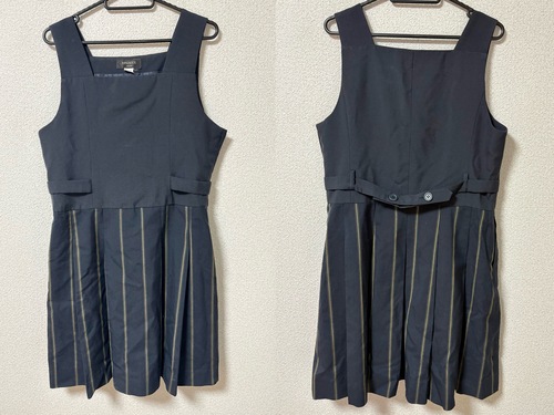 ���ꌧ �r�b�O�T�C�Y�I�y���ꐴ�a���w�Z�E���Z�zW94 �W�����p�[�X�J�[�g �X�g���C�v �l�C�r�[ �x�[�W��  