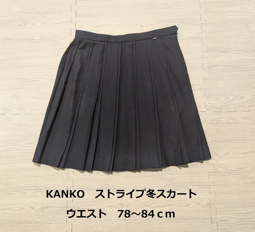 [�s��] 5-22��KANKO���X�g���C�v�̓~�X�J�[�g�@�E�G�X�g78�`84�����y����T�C�Y�z