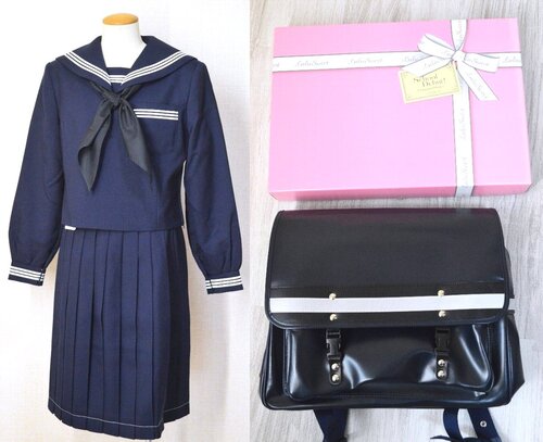  ���y���g�p�i�z LuLu Sweet 3���C���Z�[���[�~�� �X�J�[�t �X�N�[���o�b�O �ʊw�Z�b�g��T6535 �s��