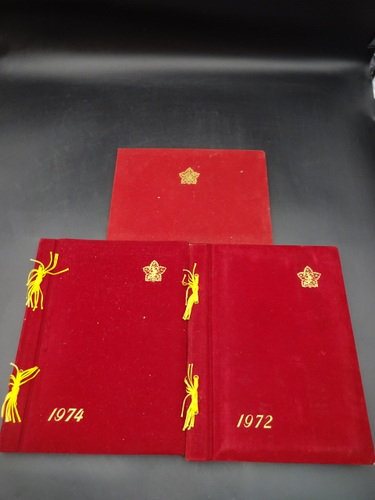  1972�`1974�N�@�R�����p�a�����w�Z�@�R���p�a�Z����w�@���ƋL�O�ʐ^���@���Ə؏��@���A���@�܂Ƃ߂ā@3��