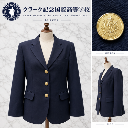 [�ʐM��] �N���[�N�L�O���ۍ����w�Z�@�W���P�b�g�@LR ���n�ɋ�{�^��