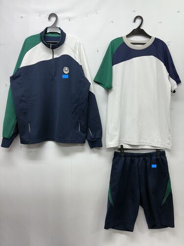  0677r 3�_�Z�b�g �_�ސ쌧 ���� ��q�H�ƍ��Z �j�q �̑��� �W���[�W �㉺ �S�k �M�����b�N�X�� 
