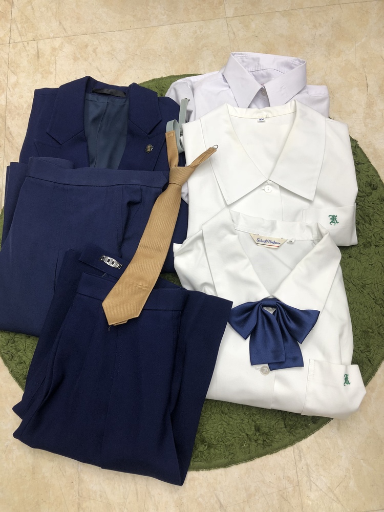 愛知県 愛知県 一宮興道高校 冬服、合服、夏服フルセット！校章付き