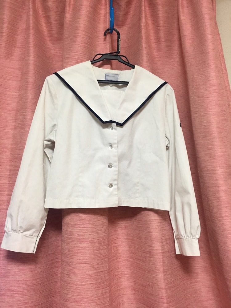 ★激レアデザイン本物制服★広島高陽高校★プチミニスカ冬セーラー服★キョーリツ★ 中古広島県 高陽高等学校 女子制服 4点 (セーラー服・ニット・スカート) sf058633