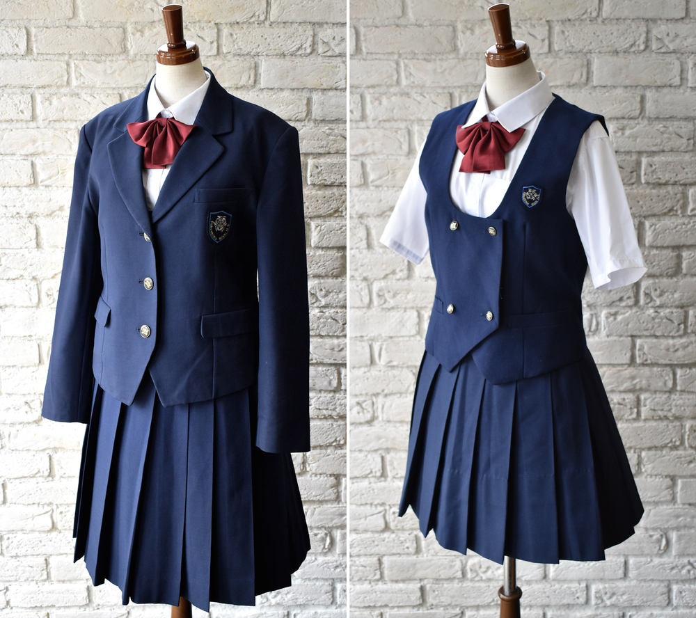 福島県立福島西高等学校 女子制服 ブレザー制服 4点