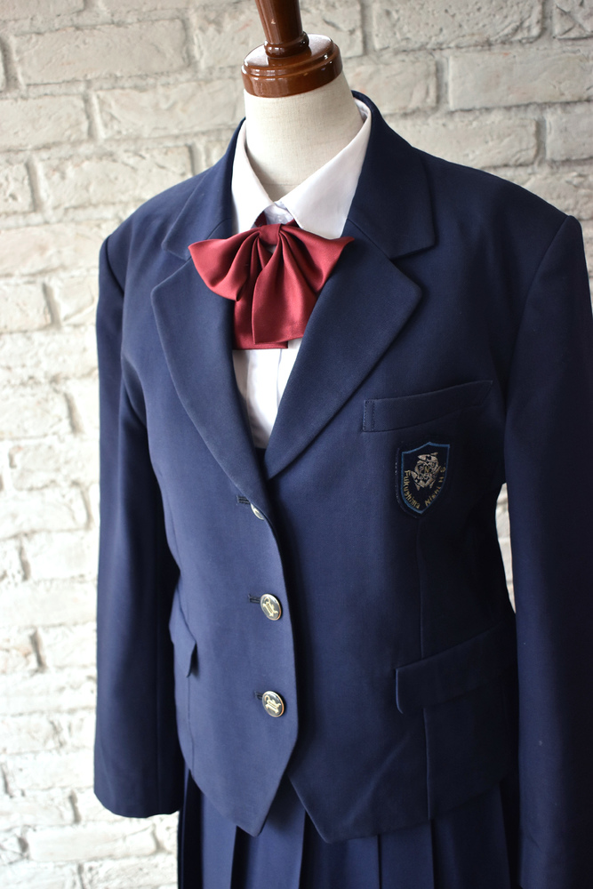福島県立福島西高等学校 女子制服 ブレザー制服 4点