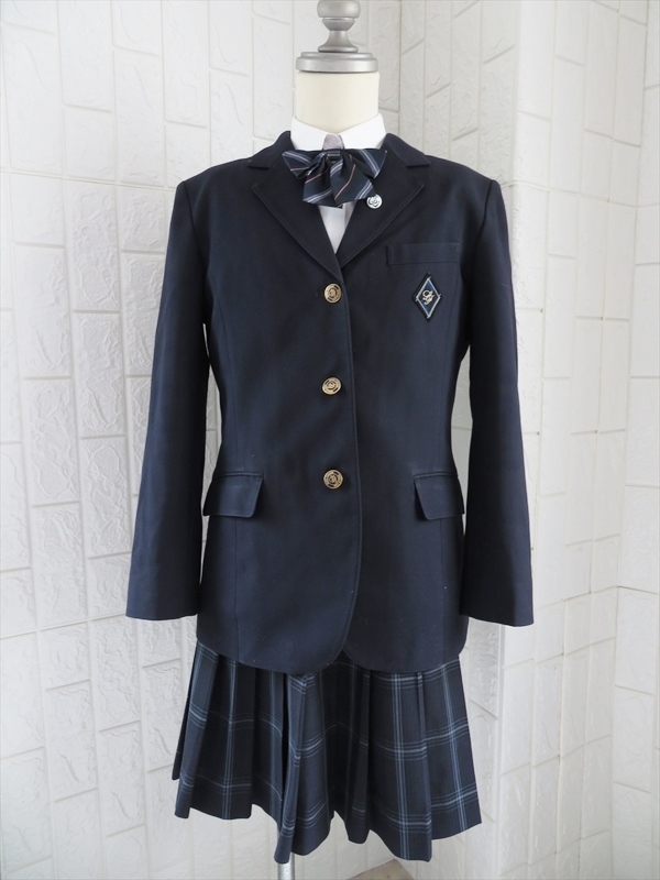 制服市場 埼玉県 県立 誠和福祉高校 女子 制服 冬服上下 校章付き