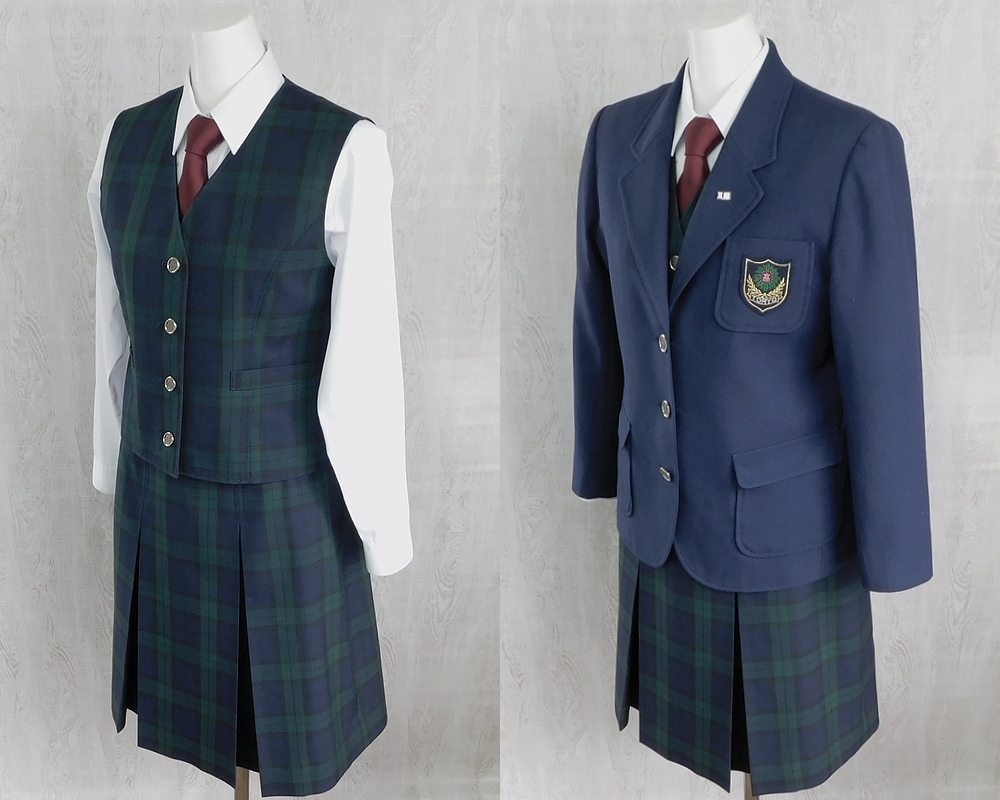 熊本県 東陵高等学校 女子制服 2点 sf003879 - コスプレ衣装