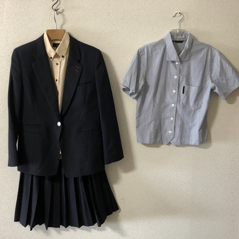 制服市場 - 岡山県 理大付属 高校 女子 制服 4点セット ジュンココシノ ブレザー スカート シャツ