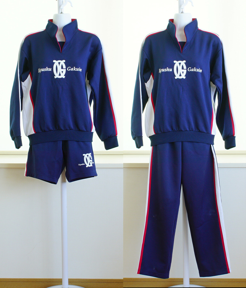 熊本県 九州学院高校 体操服ジャージ3点 女子制服卒業生の保管品
