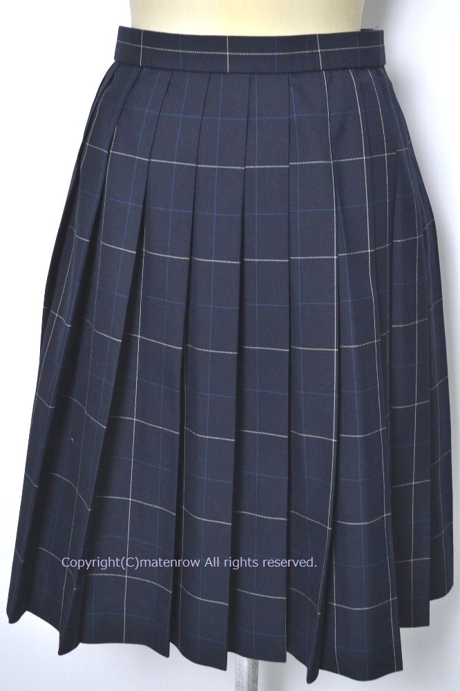 制服市場 東京都 目黒区立目黒中央中学校 チェック柄冬スカート