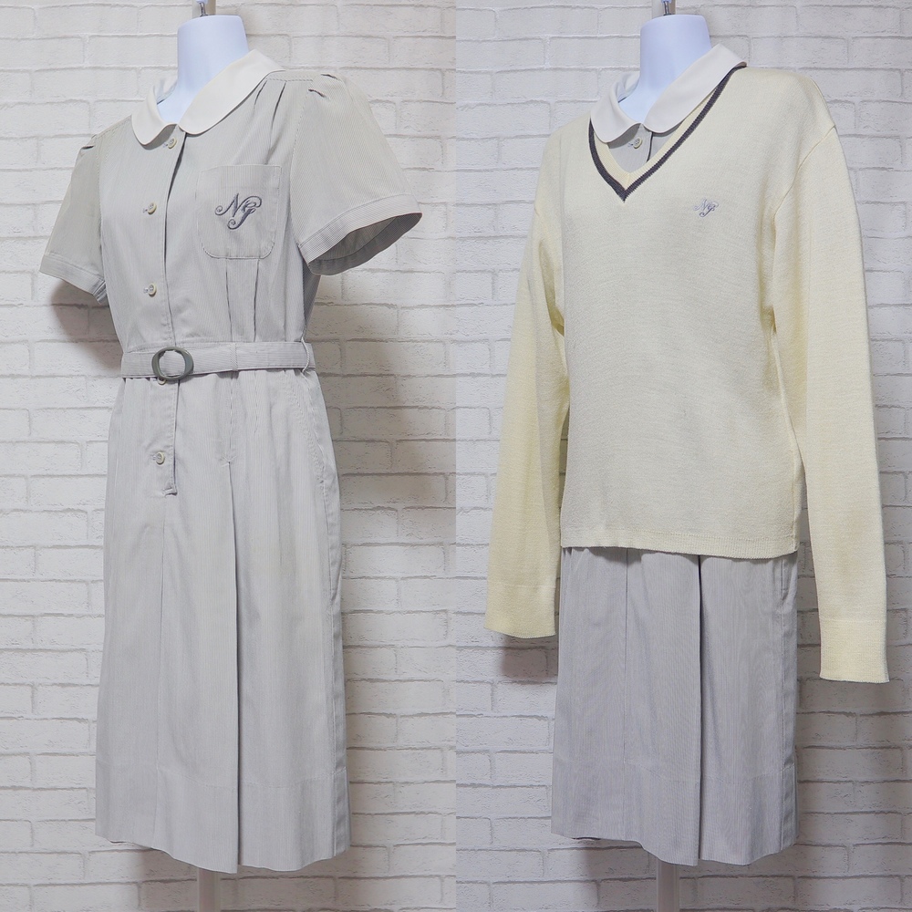 兵庫県 仁川学院高校 [現行制服 サイズ160A] 冬服夏服セット カトリック系ミッション校