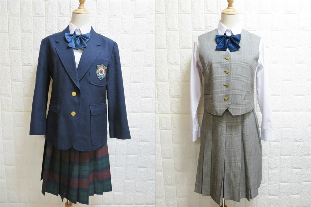 東京都 私立 八雲学園 中学 高校 旧制服 冬服 上下セット