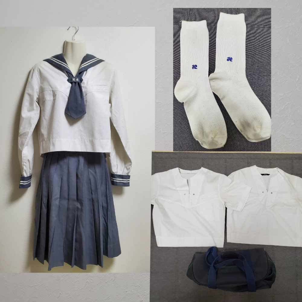 東京都 名前刺繍有り 日本大学櫻丘高等学校 女子 制服 6点