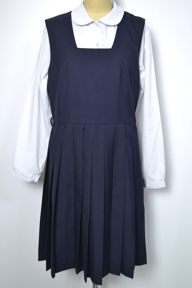 制服市場 神奈川県 川崎市立日吉中学校 襟なしブレザー冬服 校章