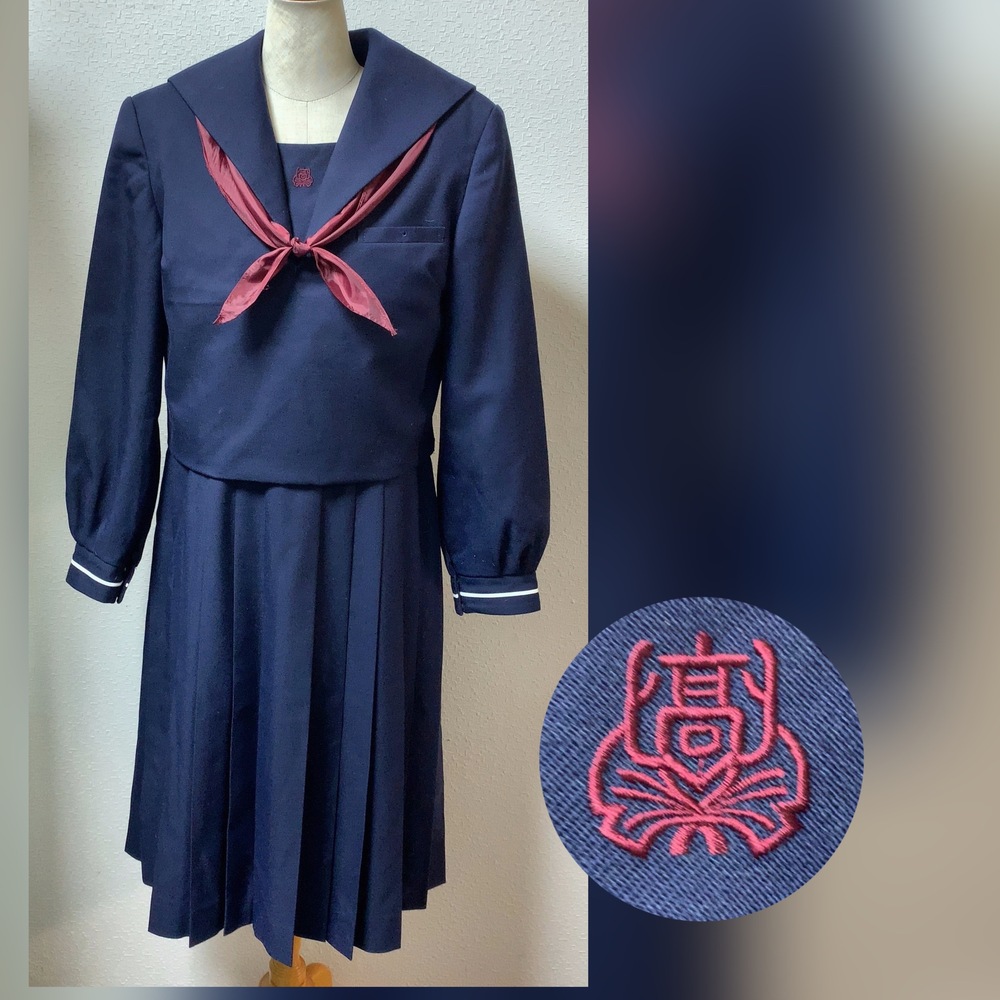 鹿本高校制服上のみ。170A美品。 1568936478-1568936537.jpg