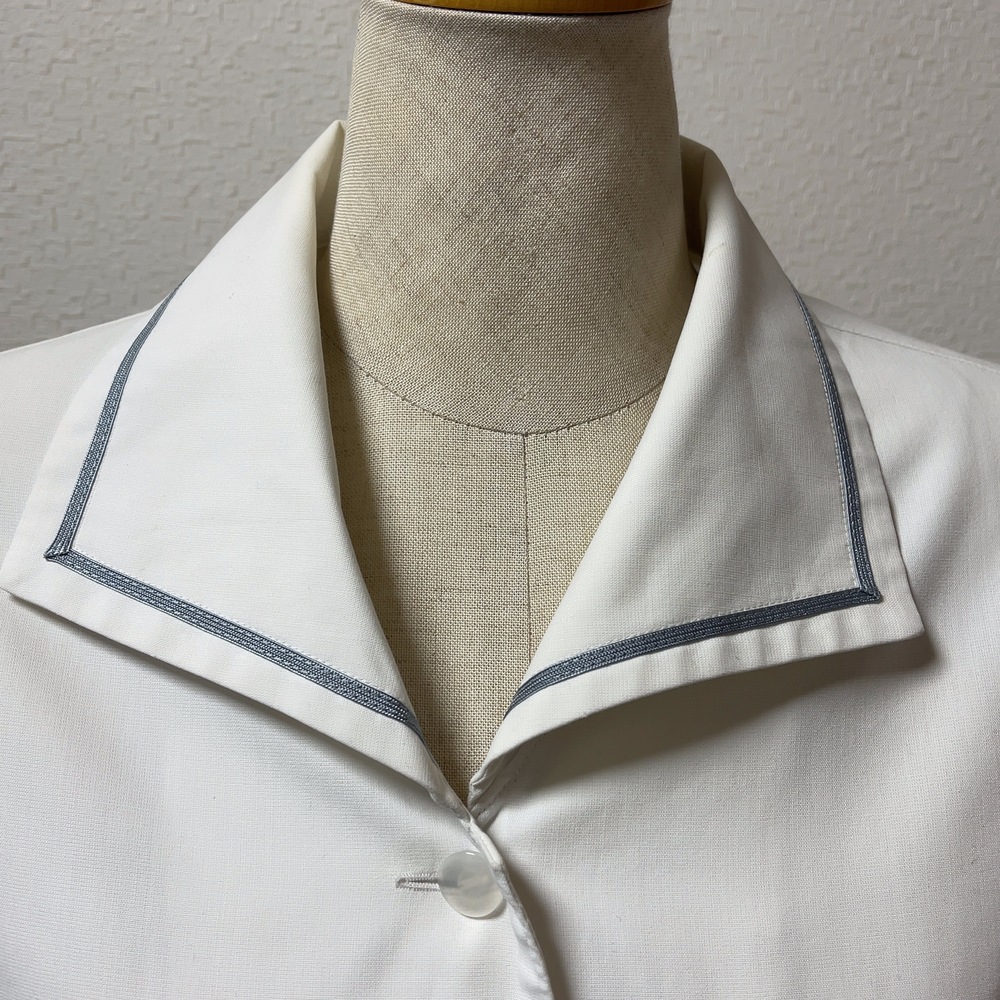 制服市場 山形県 洗 山形県立北村山高等学校 北村山高校 貴重な山形の制服 夏半袖ブラウス