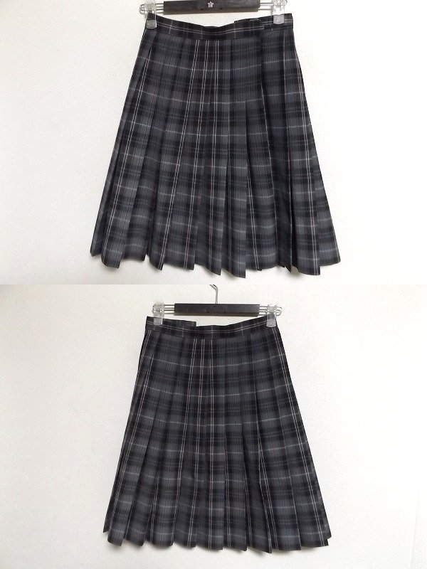 制服市場 - [不明] 東京、神奈川など 中学 高校制服 チェック柄スカート5点セット（東海大相模など）m645