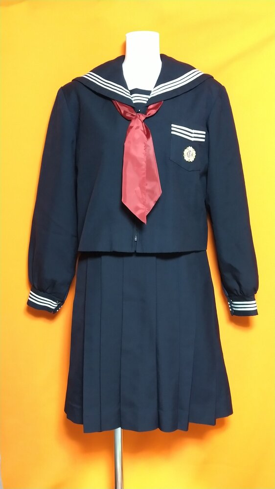 神奈川県 精華小学校 制服 170セーラー 白三本ライン 。ジャンパー 