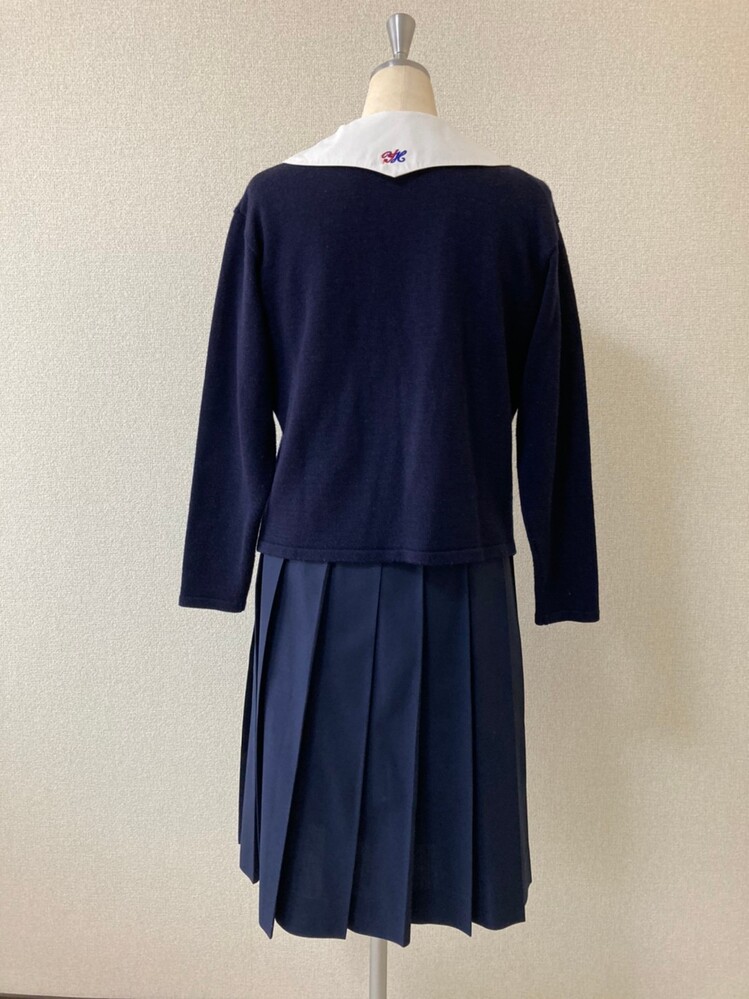 滋賀県立八幡高校　制服ジャケット 中古】滋賀県 八幡高等学校 女子制服 3点 (ブレザー・シャツ・スカート