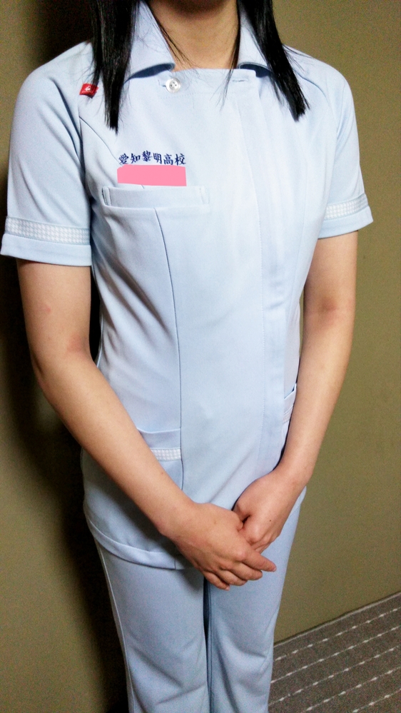制服市場 愛知県 希少美品!!愛知私立黎明高校衛生看護科実習服セット入手困難