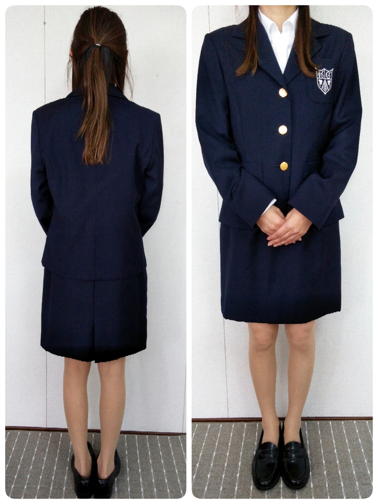 ○カラー濃紺甲南女子大学 スーツ 制服