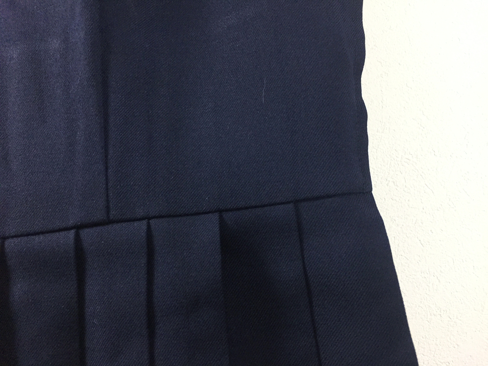 制服市場 - b 茨城県 土浦市立第四中学校 前開き冬セーラー服＆ジャンパースカート