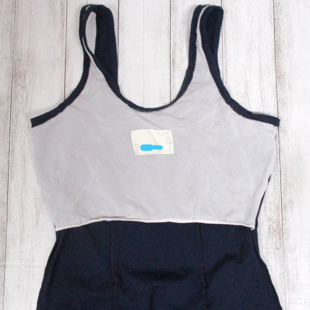 制服市場 - [不明] 女子学生 スクール水着 トンボ M～Lサイズ ネイビー 紺 記名あり h6515