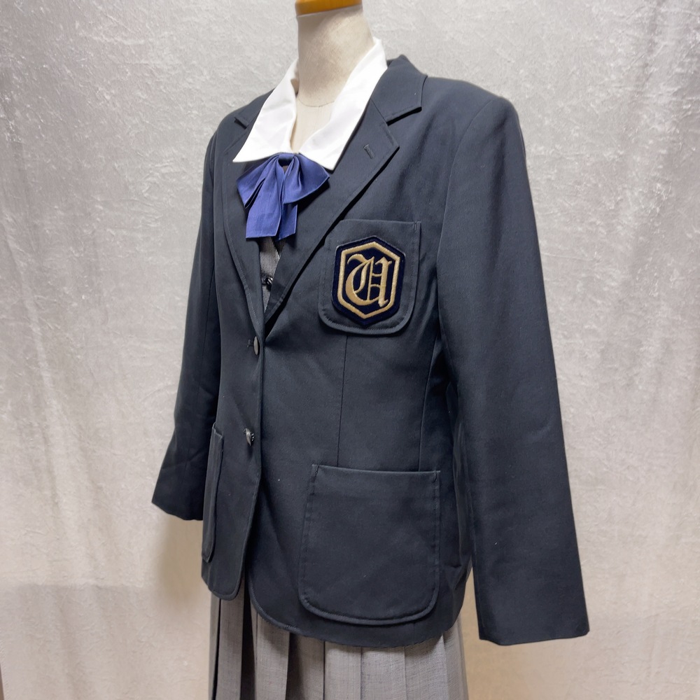 制服市場 茨城県 茨城県立牛久高等学校 牛久高校 進学校 旧制服 異色なブレザー大きなエンブレム 制服市場 茨城県 茨城県立牛久高等学校 牛久高校 進学校 旧制服 異色なブレザー大きなエンブレム