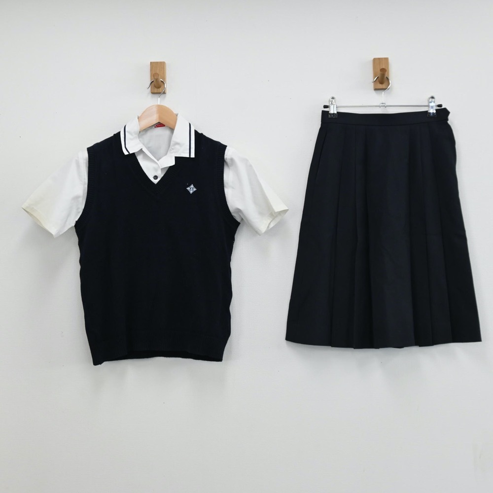 福岡県 福岡県立筑紫丘高等学校 女子制服 4点 sf008494