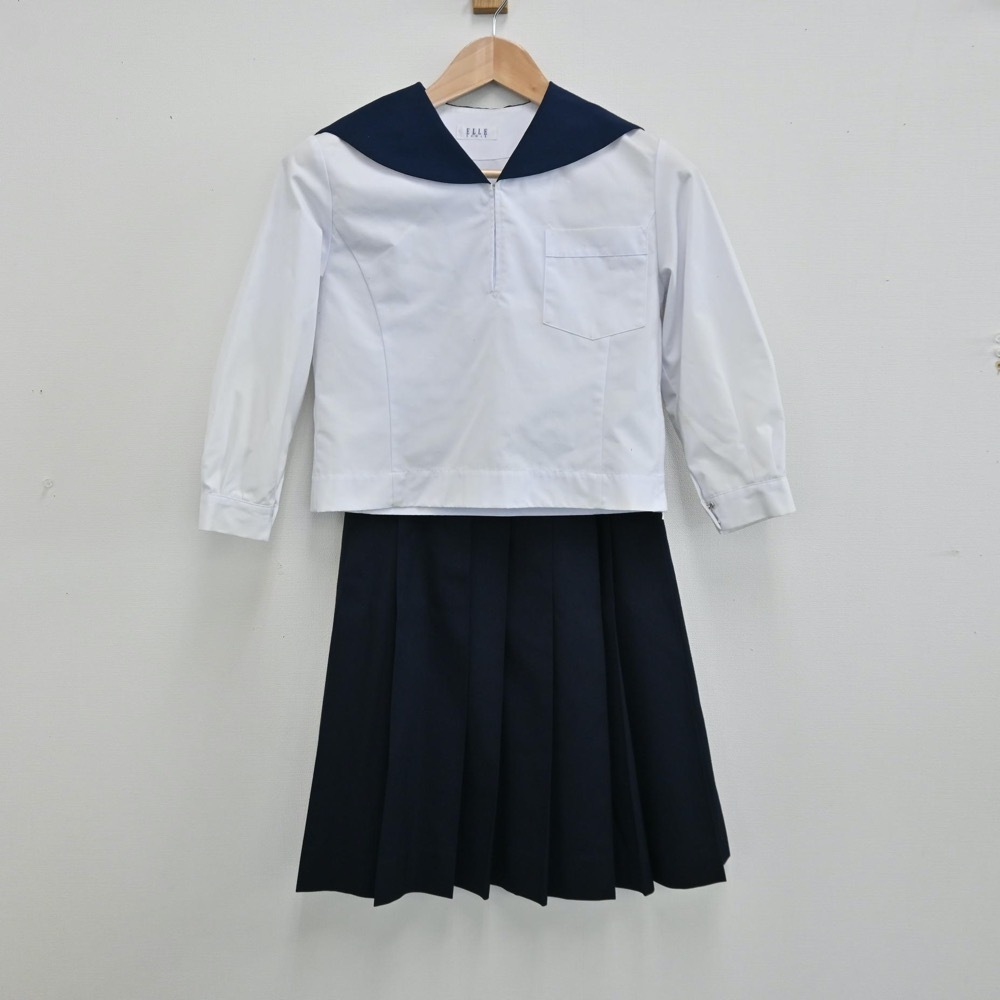 制服市場 福島県 福島県須賀川市立第二中学校 女子制服 3点 sf011435