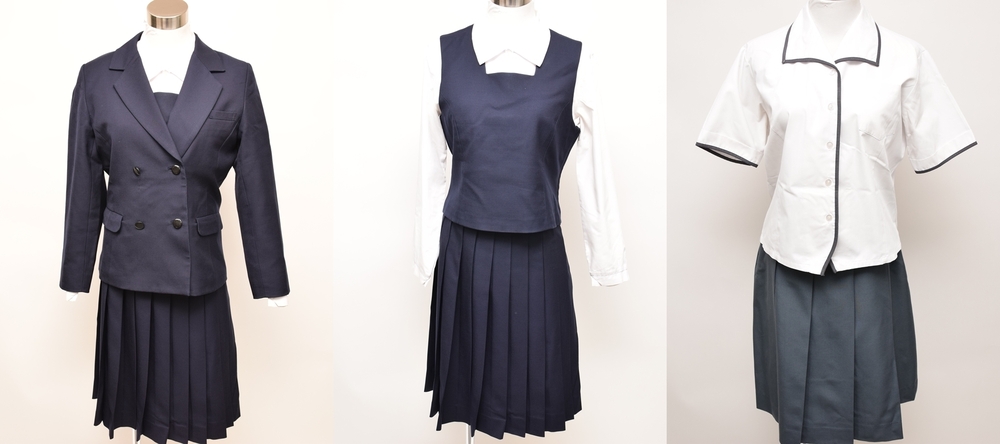 高松南高校制服　半袖サイズL L3枚セット Yahoo!オークション - O268 (中古) 香川県 高松南高校 学生服 3点セッ