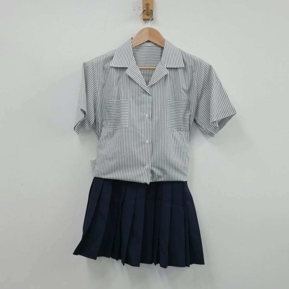 制服市場 山形県 山形県立鶴岡南高等学校 女子制服 3点 sf014198