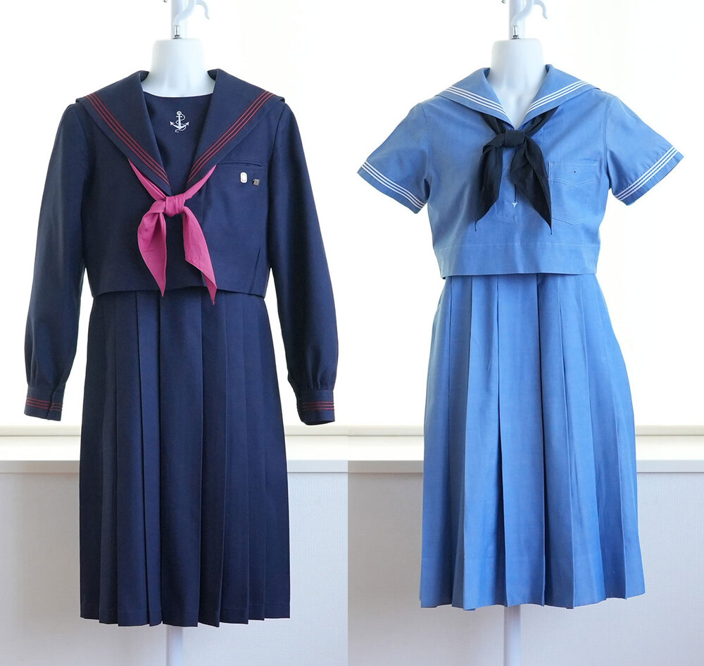 福岡☆女学院☆冬セーラー服☆上下セット-