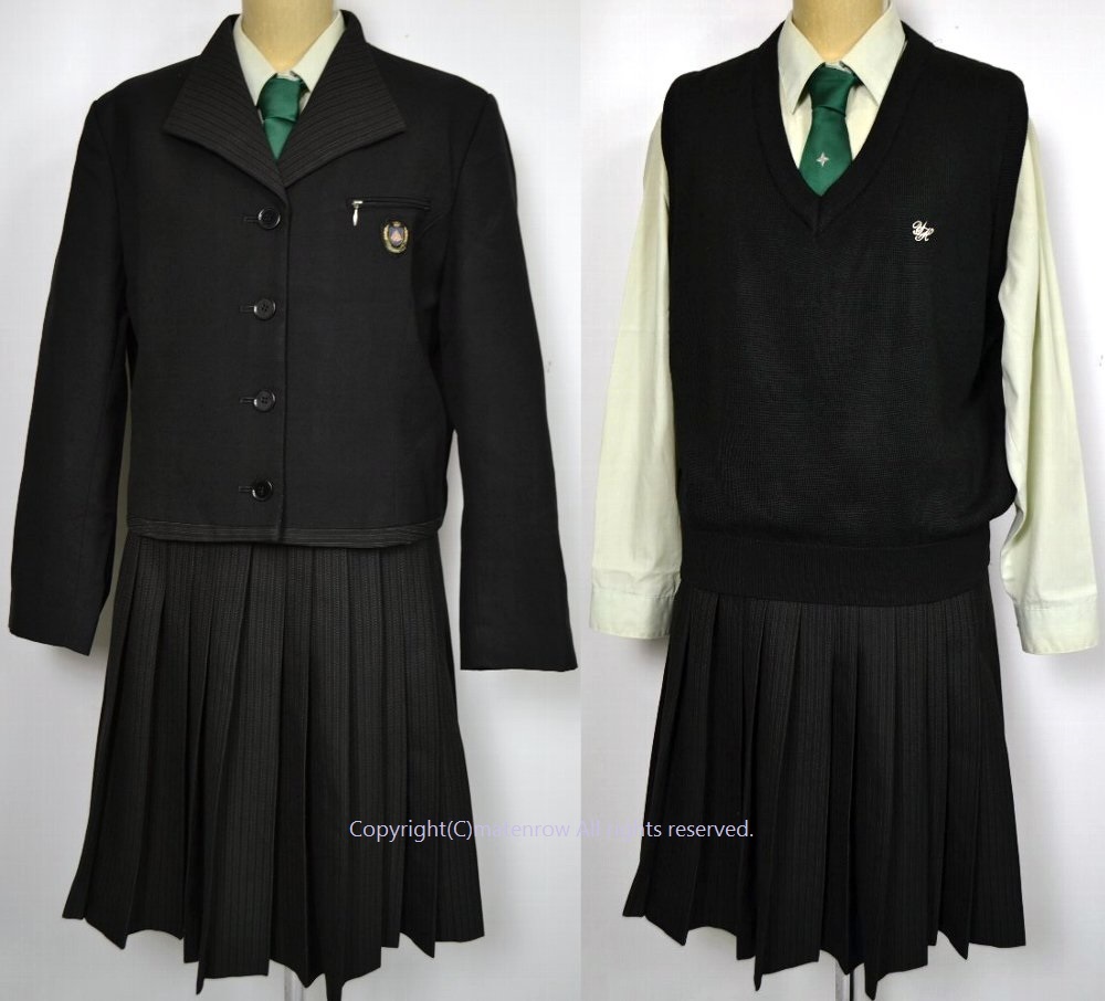 大size 15R w72 大分県 楊志館高等学校 ブレザー冬服 ネクタイ