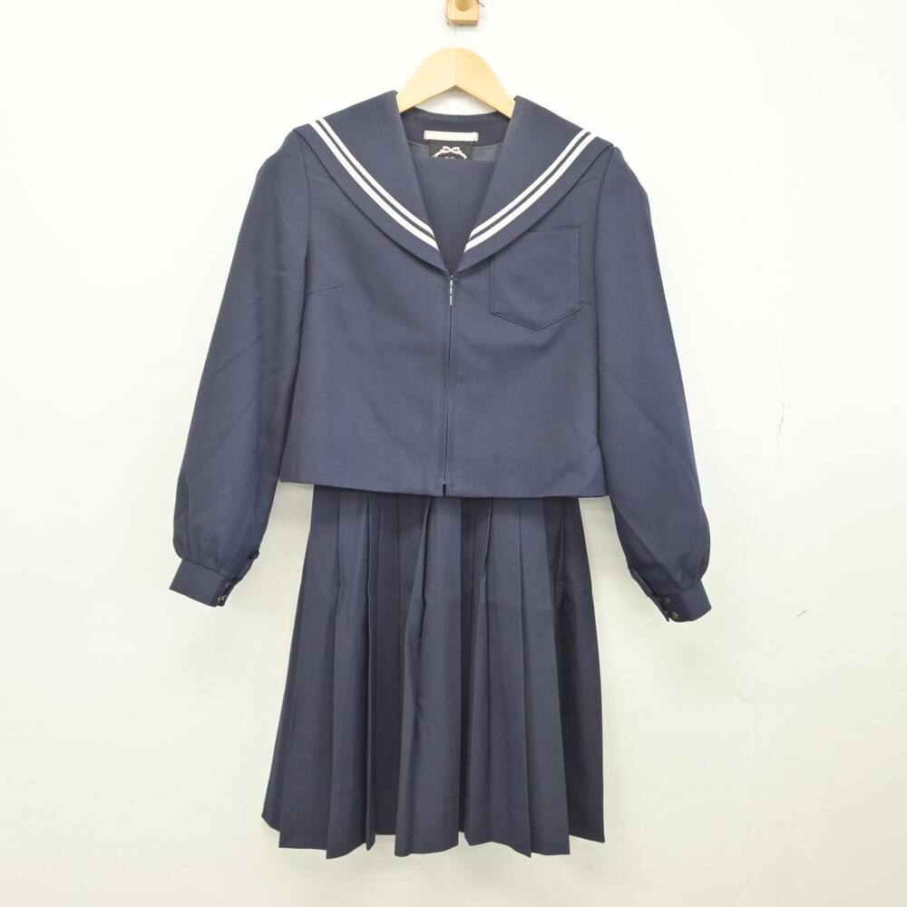 愛知県 瀬戸市立水無瀬中学校 女子制服 2点 sf028245