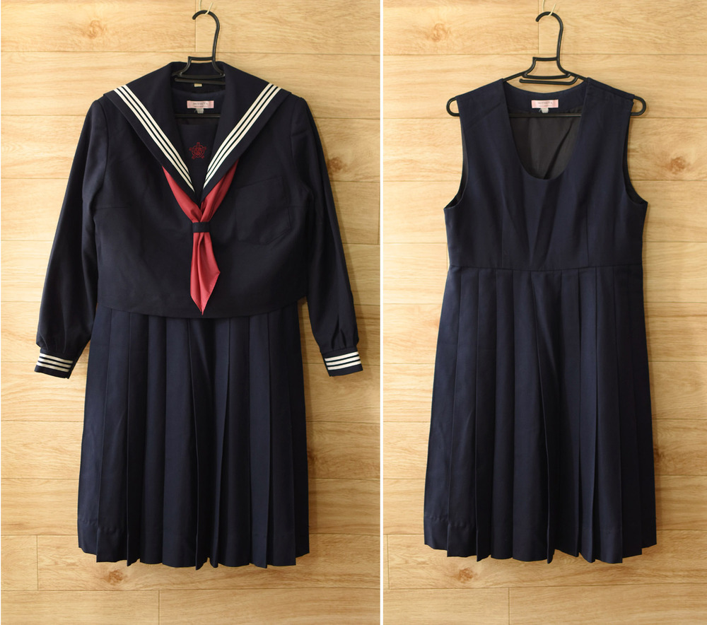 制服市場 c 美品 大きいサイズ 熊本県 玉名市立岱明中学校 冬セーラー服