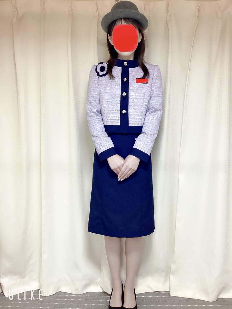 極希少美品!!関西方面デパートエレベーターガール旧制服セット名札