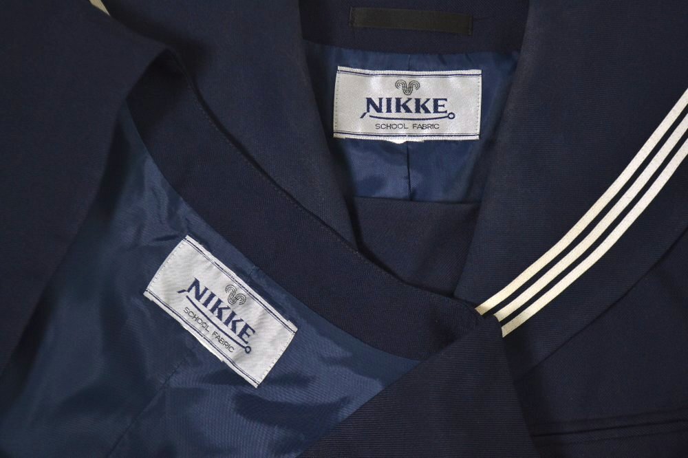 制服市場 千葉県柏市立 富勢中学校 セーラー冬服 タイ(JNZ2402)