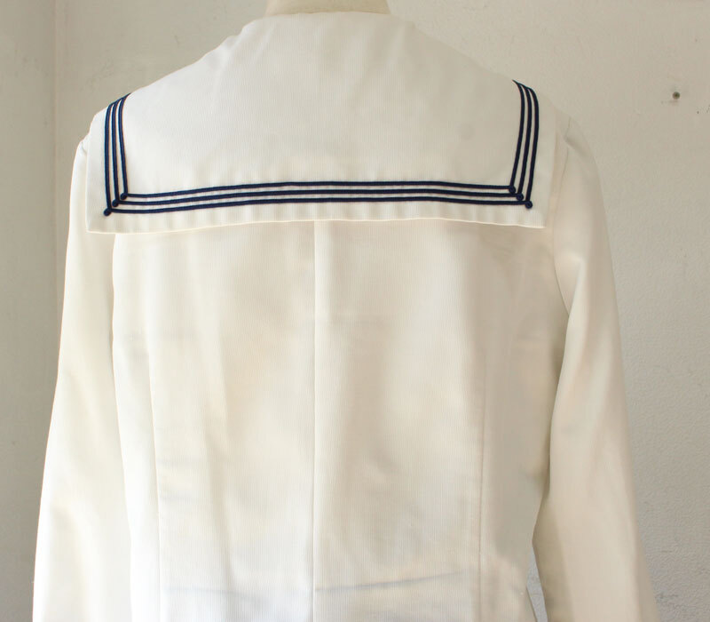 制服市場 北海道 大きいサイズ 北海道 札幌英藍高等学校 セーラー服 女子制服 現行制服セット LLサイズ