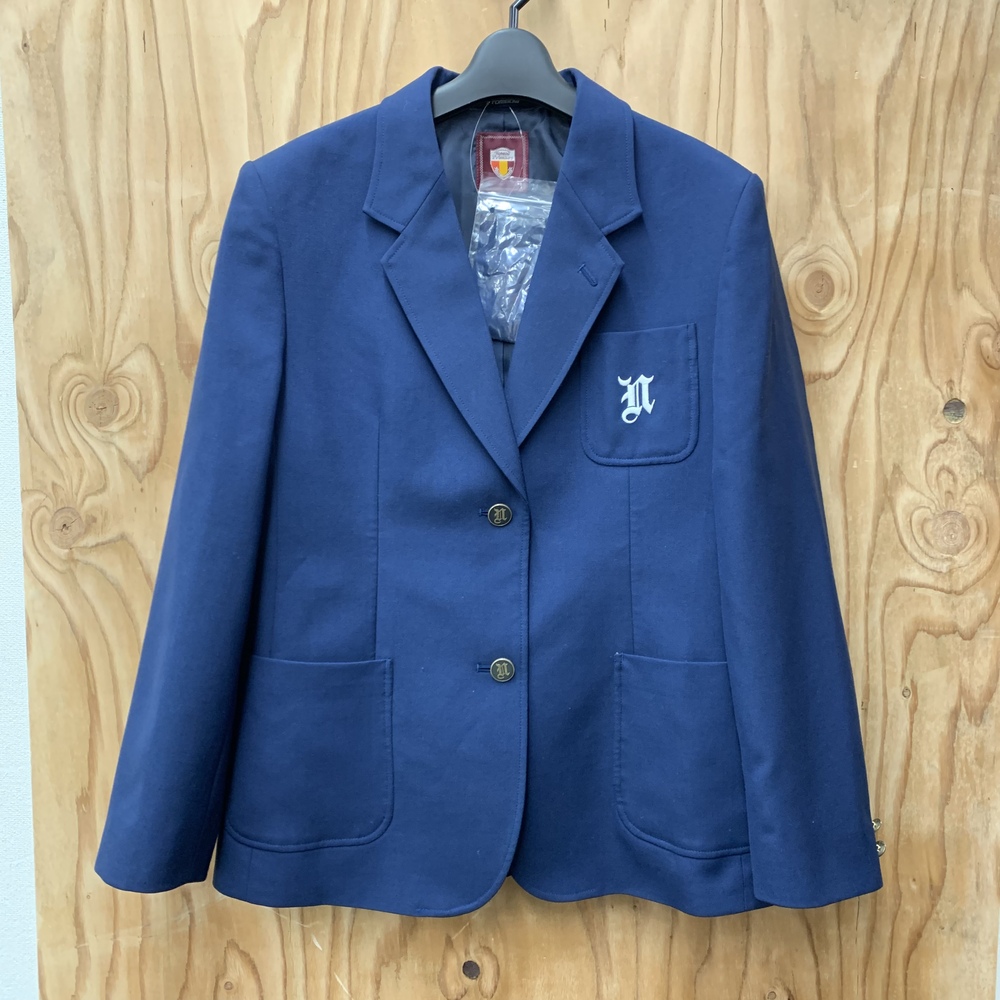 制服市場 京都府 京都市立二条中学校 女子制服 ブレザー スカート 美品